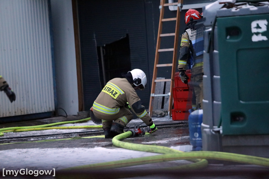 Groźny pożar w Sobczycach pod Głogowem