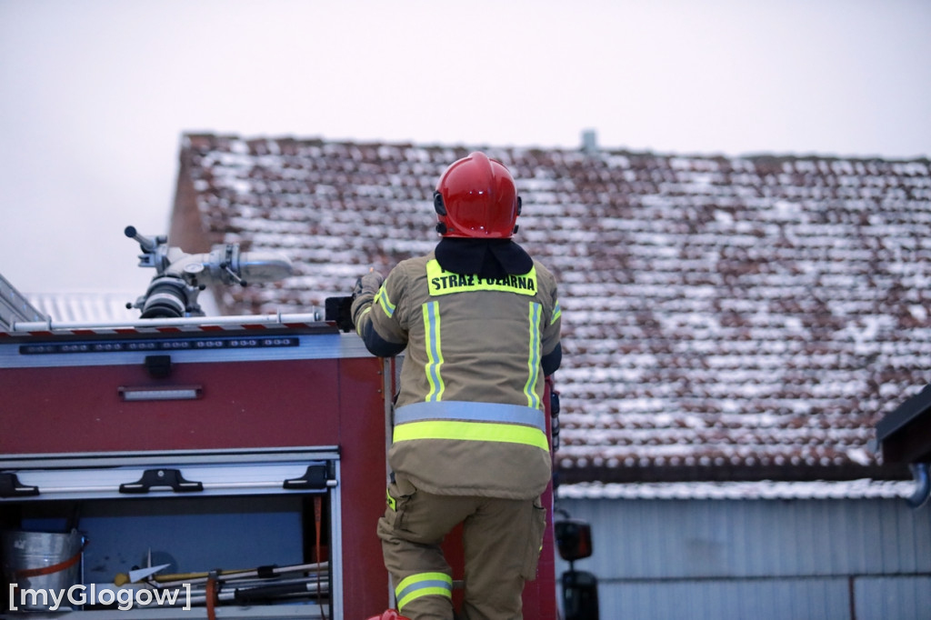 Groźny pożar w Sobczycach pod Głogowem