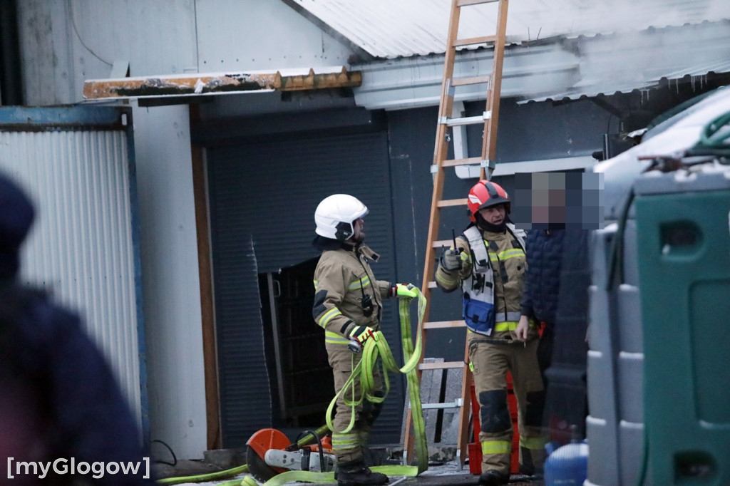Groźny pożar w Sobczycach pod Głogowem