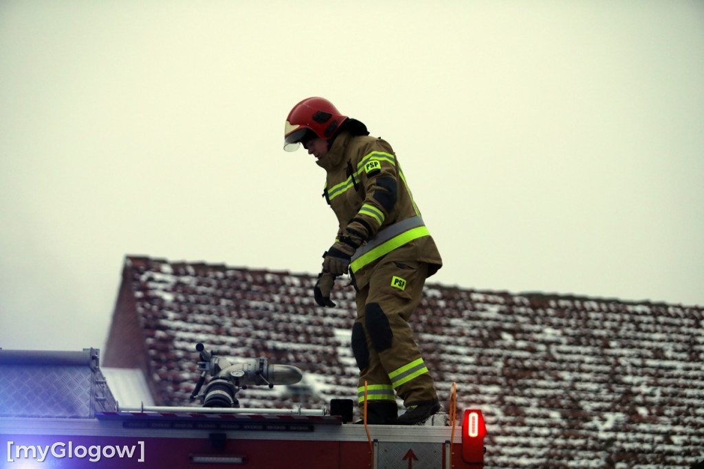 Groźny pożar w Sobczycach pod Głogowem