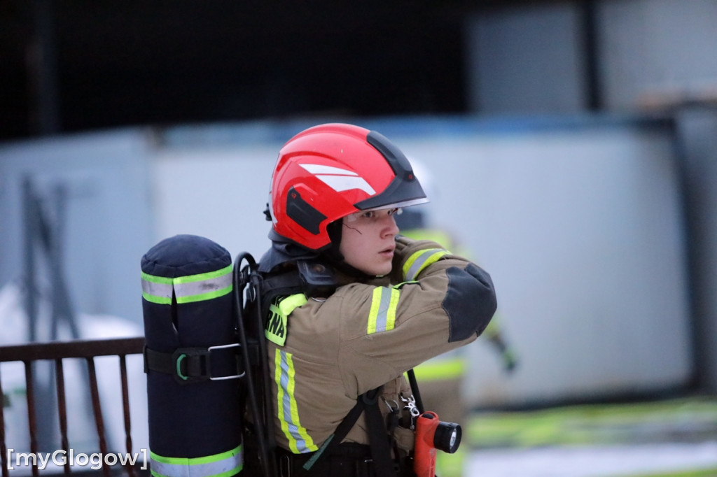 Groźny pożar w Sobczycach pod Głogowem
