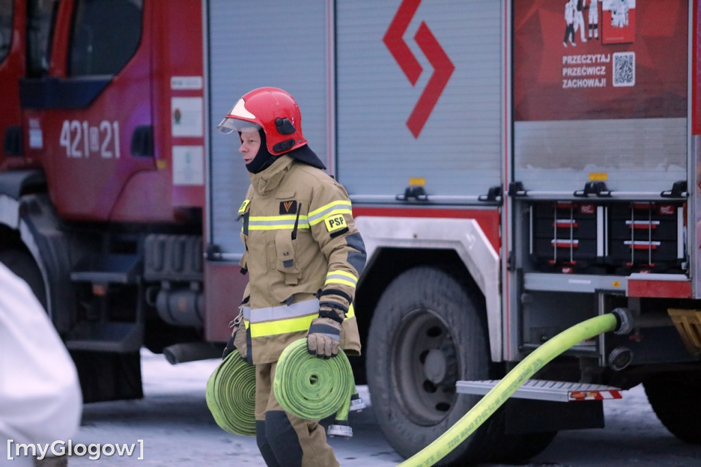 Groźny pożar w Sobczycach pod Głogowem