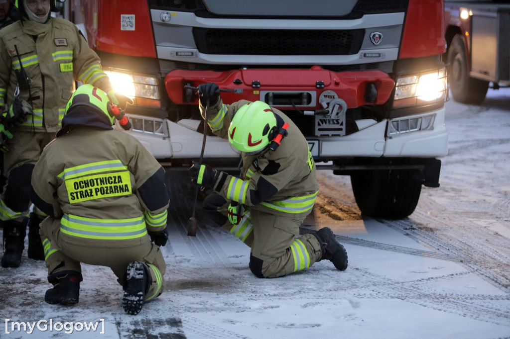 Groźny pożar w Sobczycach pod Głogowem