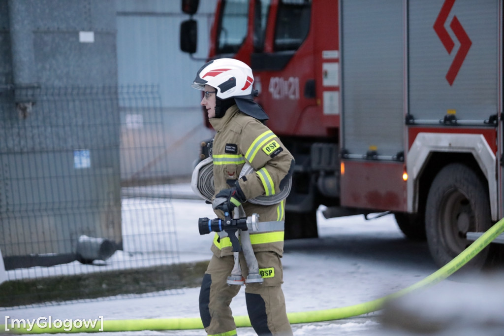 Groźny pożar w Sobczycach pod Głogowem