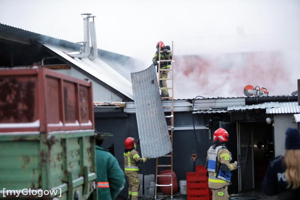 Groźny pożar w Sobczycach pod Głogowem