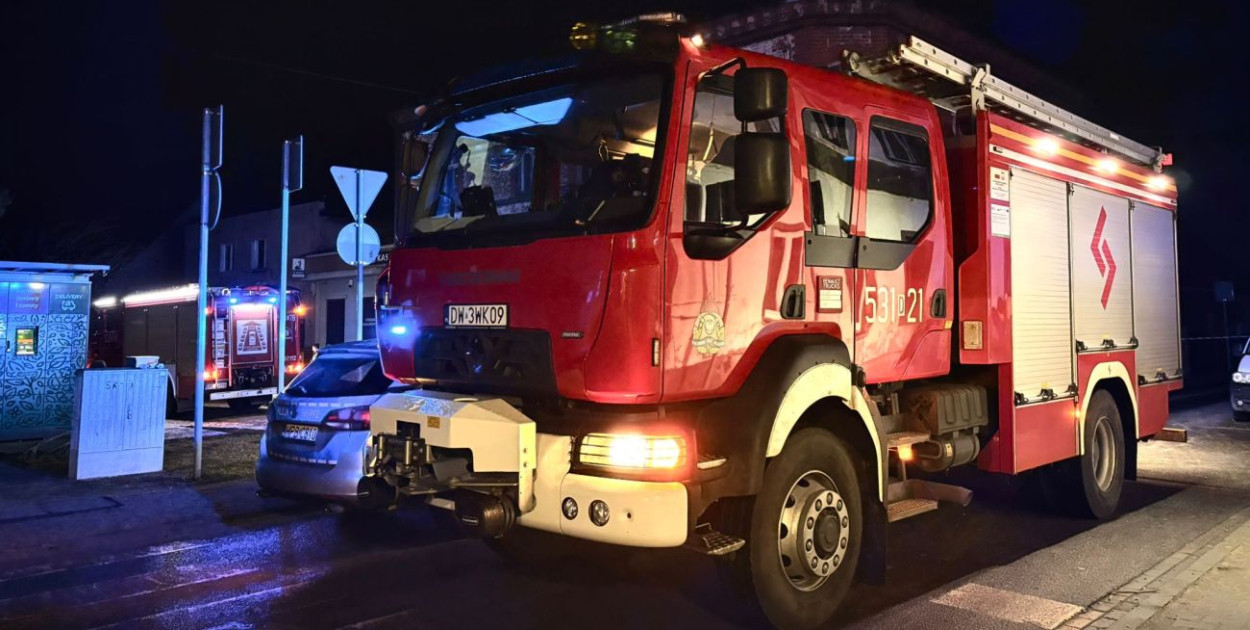 Wyciek gazu w Przemkowie