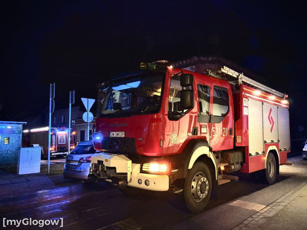 Wyciek gazu w Przemkowie