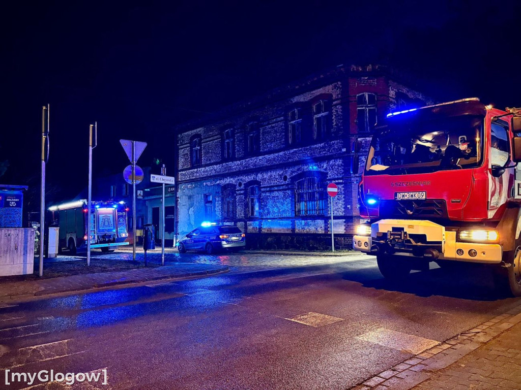 Wyciek gazu w Przemkowie