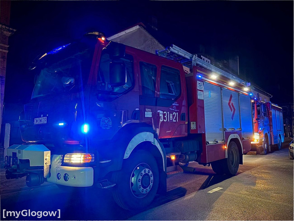 Wyciek gazu w Przemkowie