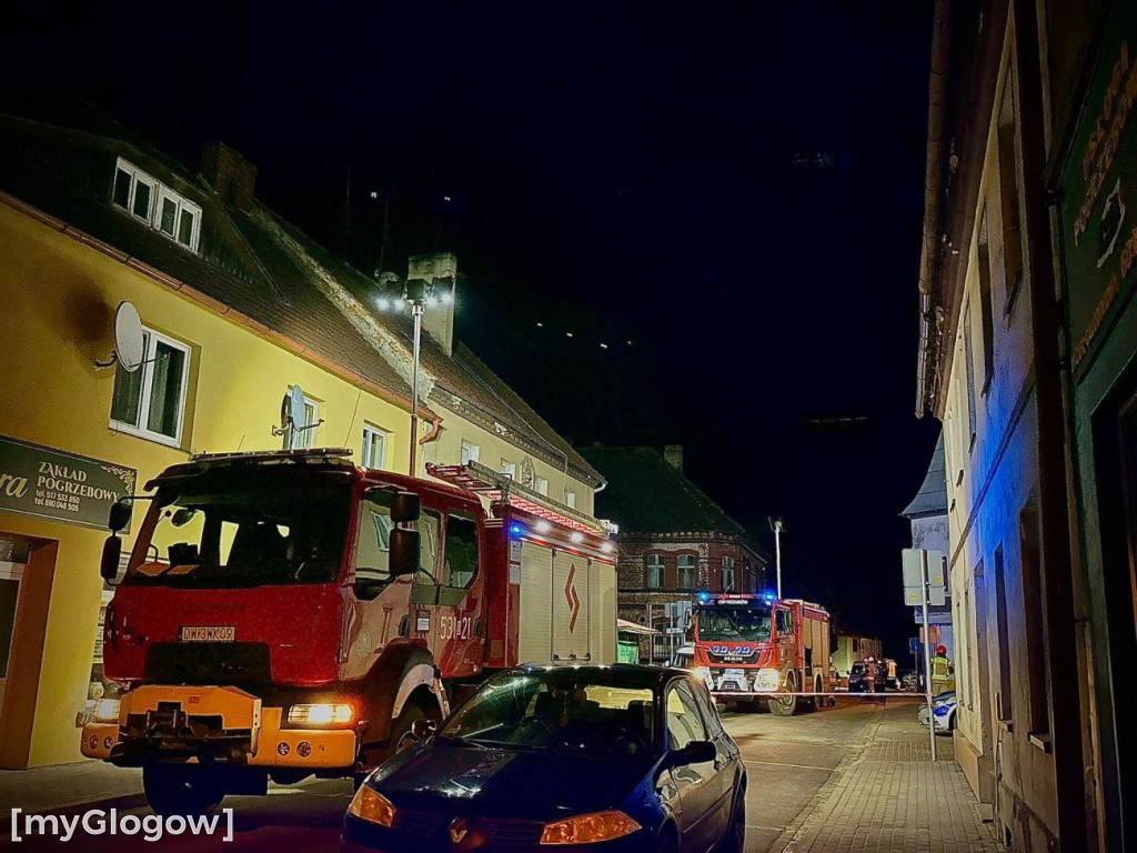 Wyciek gazu w Przemkowie