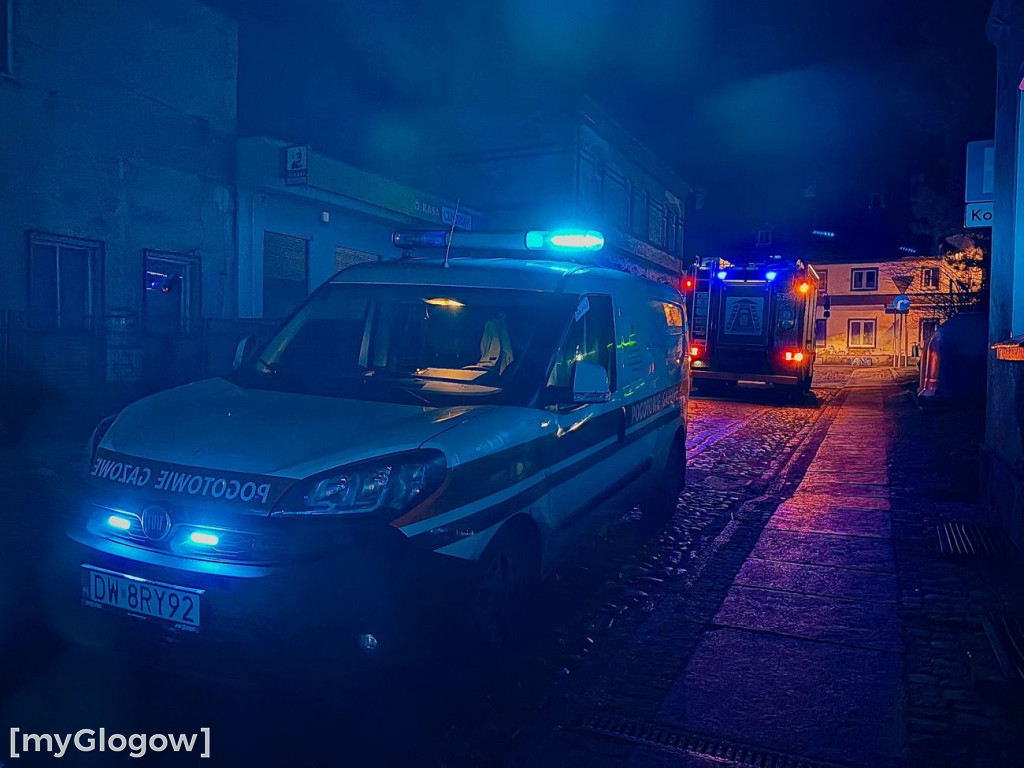 Wyciek gazu w Przemkowie