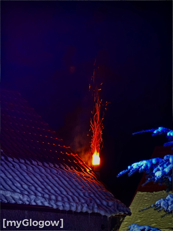 Kolejny pożar komina