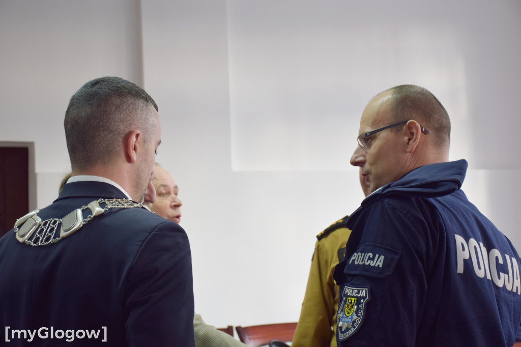 Sesja rady powiatu głogowskiego