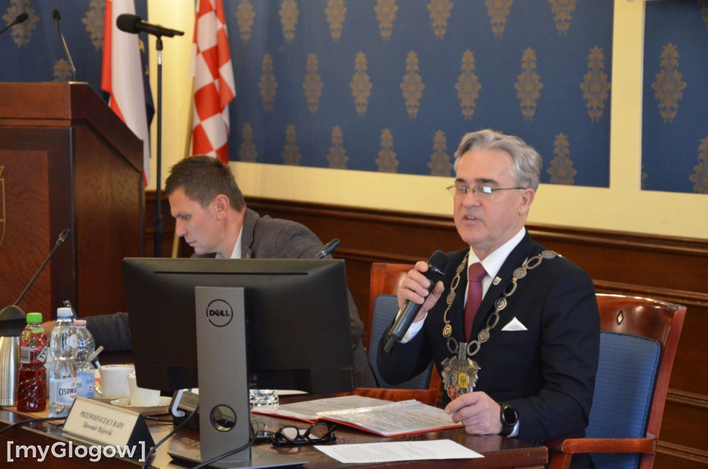 Sesja rady miejskiej Głogowa