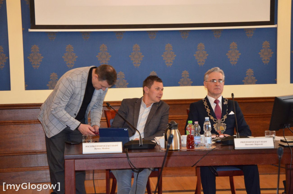 Sesja rady miejskiej Głogowa