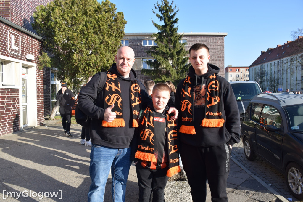 Specjalny pociąg z kibicami Chrobrego Głogów