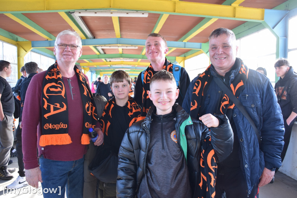 Specjalny pociąg z kibicami Chrobrego Głogów