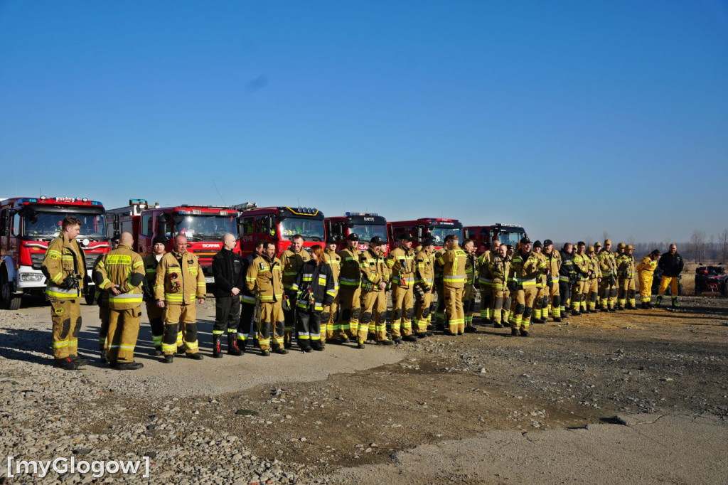 Akcja ratownicza w Hucie Miedzi Głogów