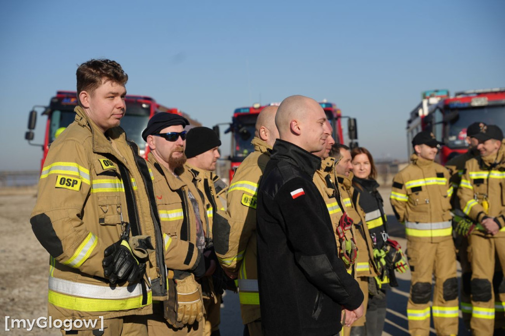 Akcja ratownicza w Hucie Miedzi Głogów