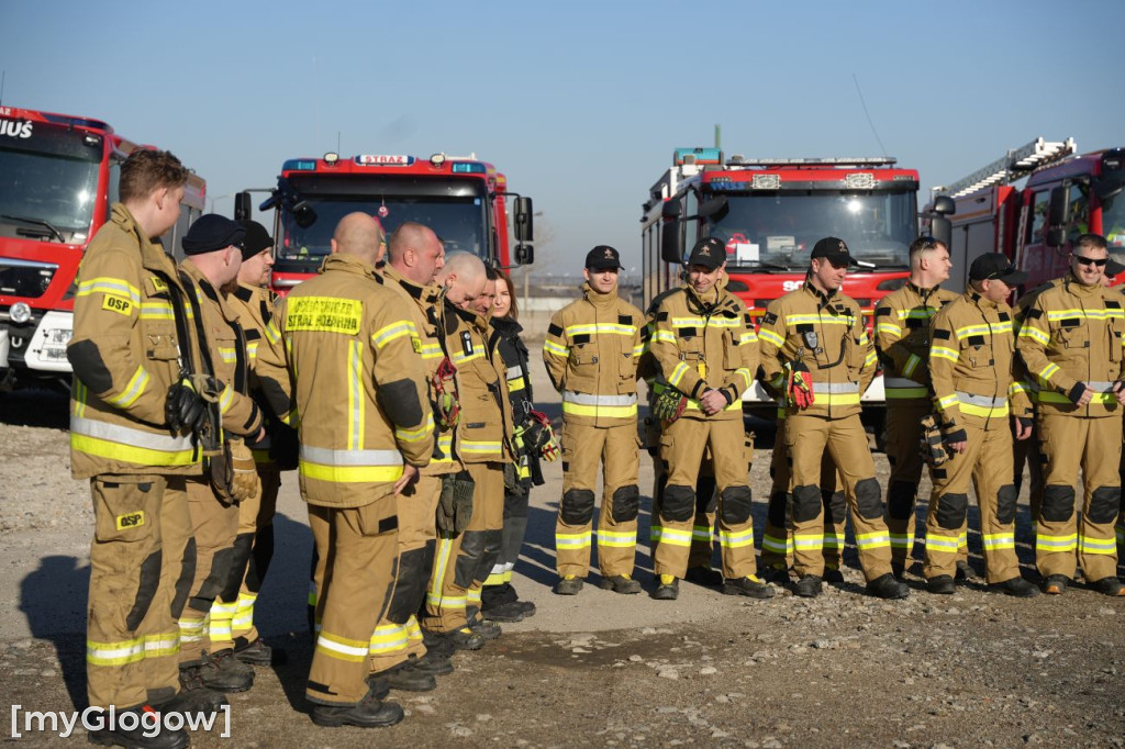 Akcja ratownicza w Hucie Miedzi Głogów