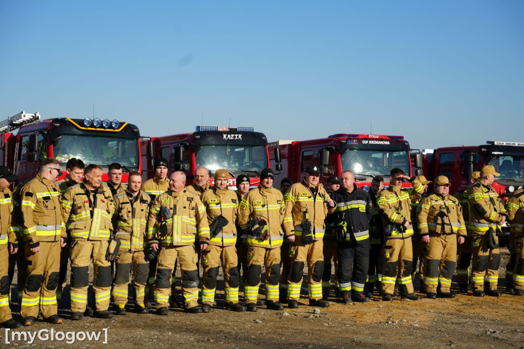 Akcja ratownicza w Hucie Miedzi Głogów