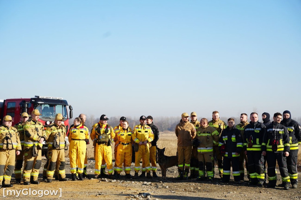 Akcja ratownicza w Hucie Miedzi Głogów
