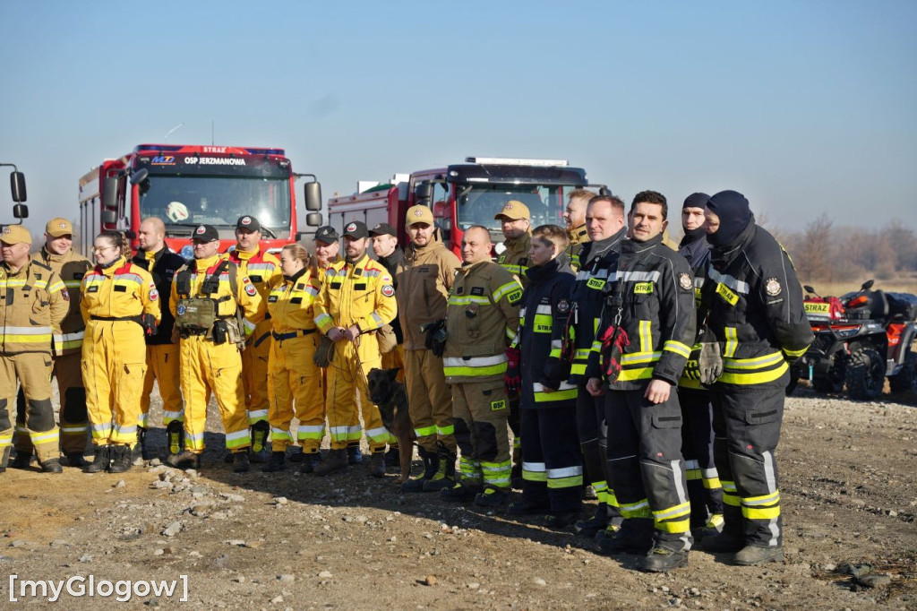 Akcja ratownicza w Hucie Miedzi Głogów