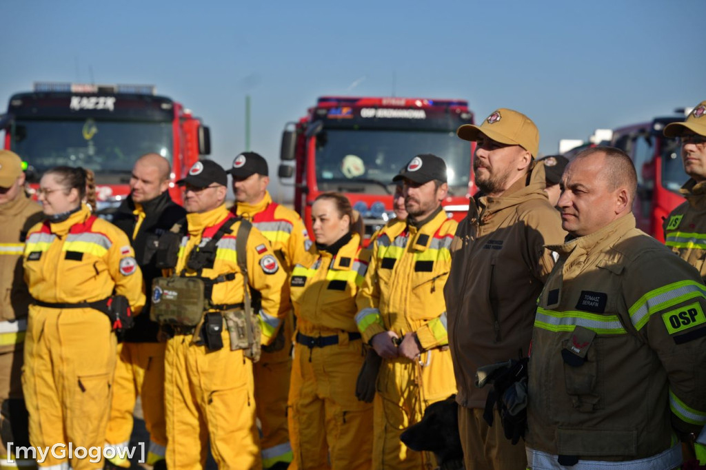 Akcja ratownicza w Hucie Miedzi Głogów