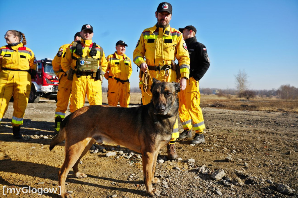 Akcja ratownicza w Hucie Miedzi Głogów