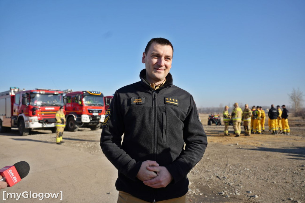Akcja ratownicza w Hucie Miedzi Głogów