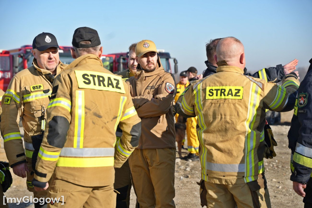 Akcja ratownicza w Hucie Miedzi Głogów