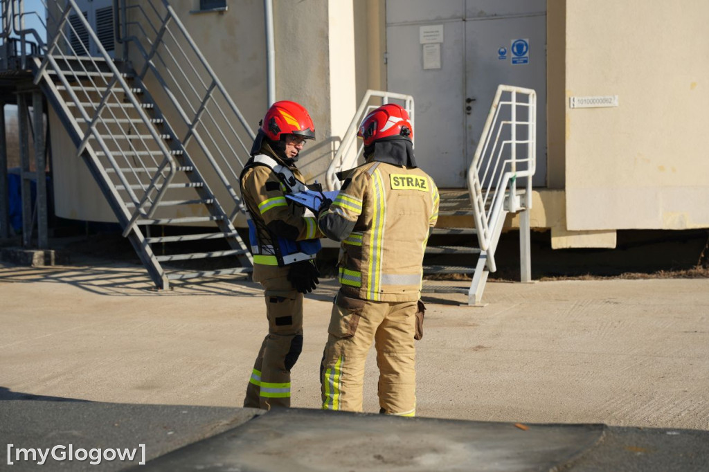 Akcja ratownicza w Hucie Miedzi Głogów