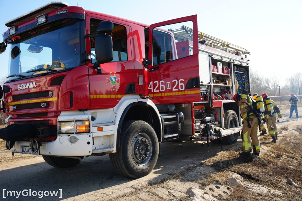 Akcja ratownicza w Hucie Miedzi Głogów