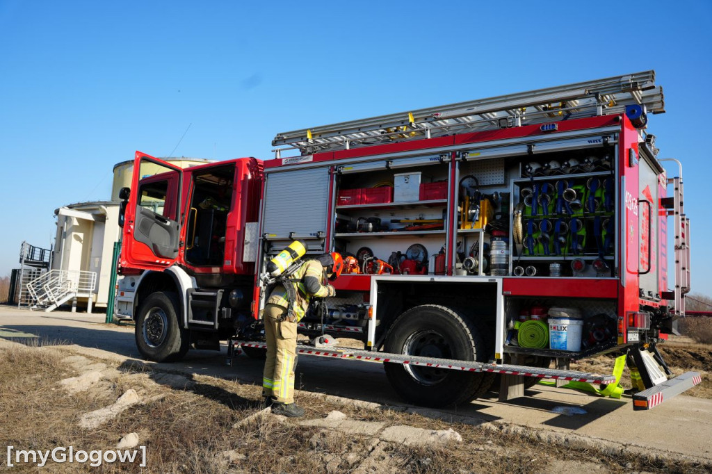 Akcja ratownicza w Hucie Miedzi Głogów