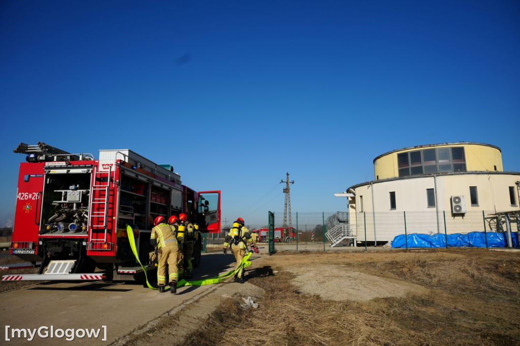 Akcja ratownicza w Hucie Miedzi Głogów