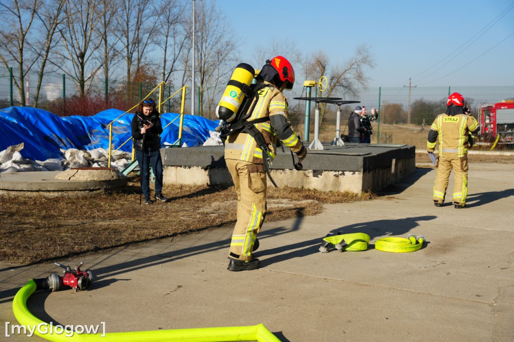 Akcja ratownicza w Hucie Miedzi Głogów