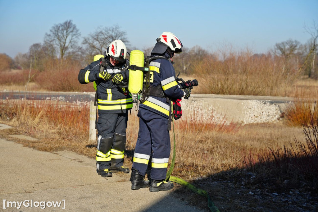 Akcja ratownicza w Hucie Miedzi Głogów