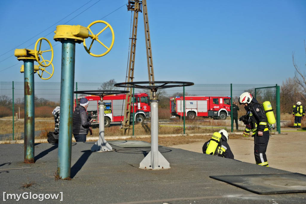Akcja ratownicza w Hucie Miedzi Głogów