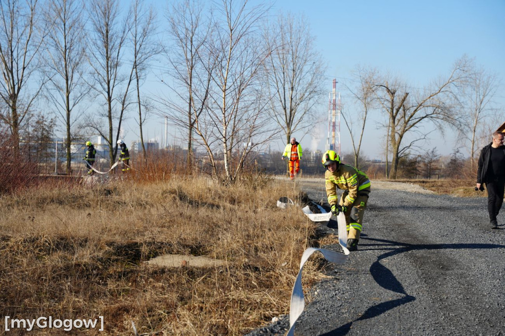 Akcja ratownicza w Hucie Miedzi Głogów