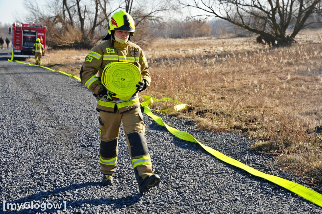 Akcja ratownicza w Hucie Miedzi Głogów