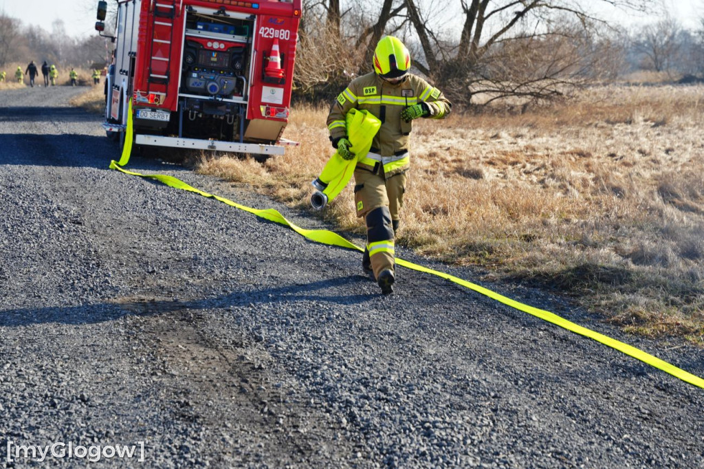 Akcja ratownicza w Hucie Miedzi Głogów