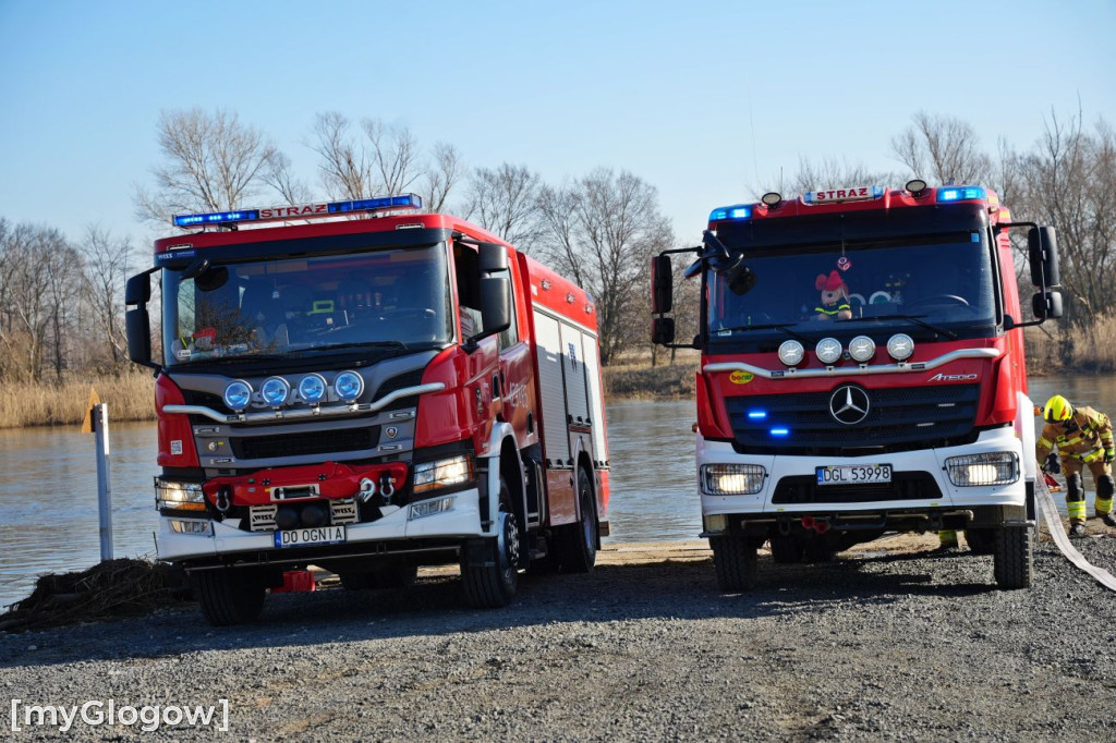 Akcja ratownicza w Hucie Miedzi Głogów
