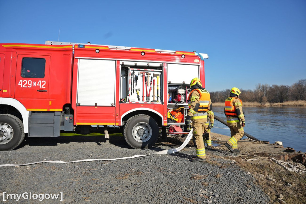 Akcja ratownicza w Hucie Miedzi Głogów