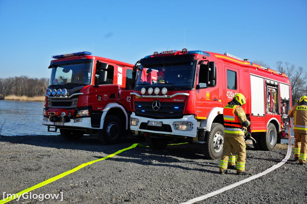 Akcja ratownicza w Hucie Miedzi Głogów