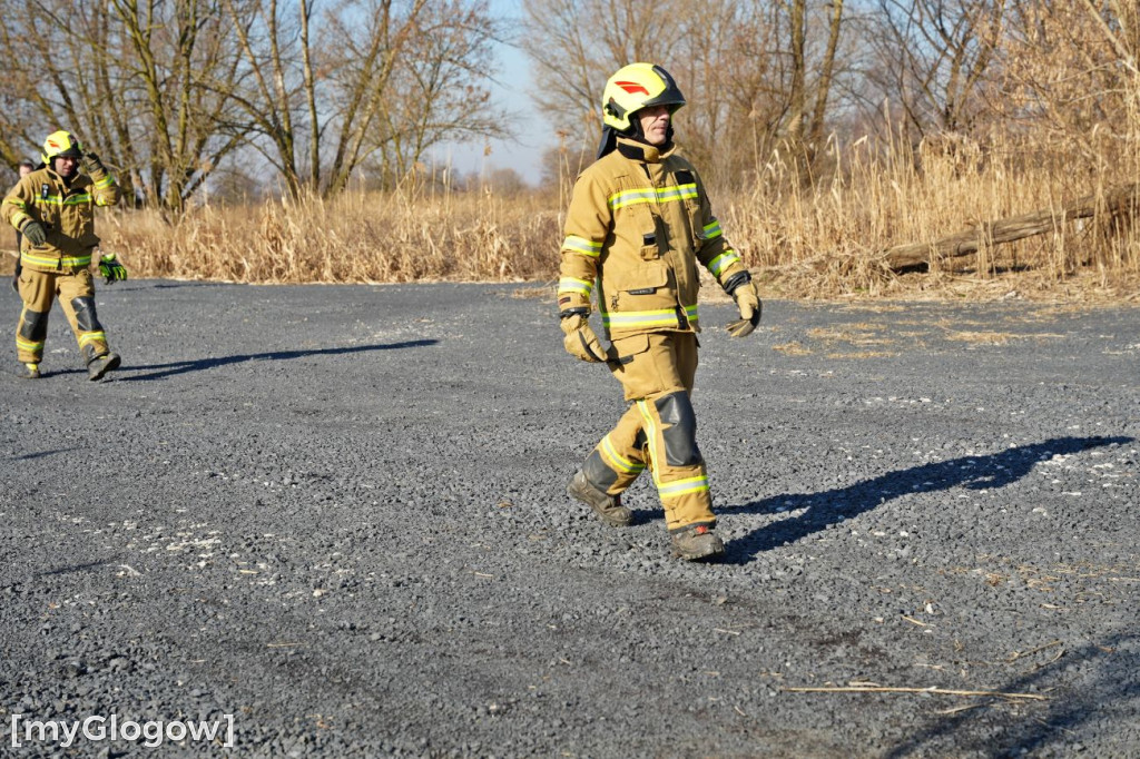 Akcja ratownicza w Hucie Miedzi Głogów