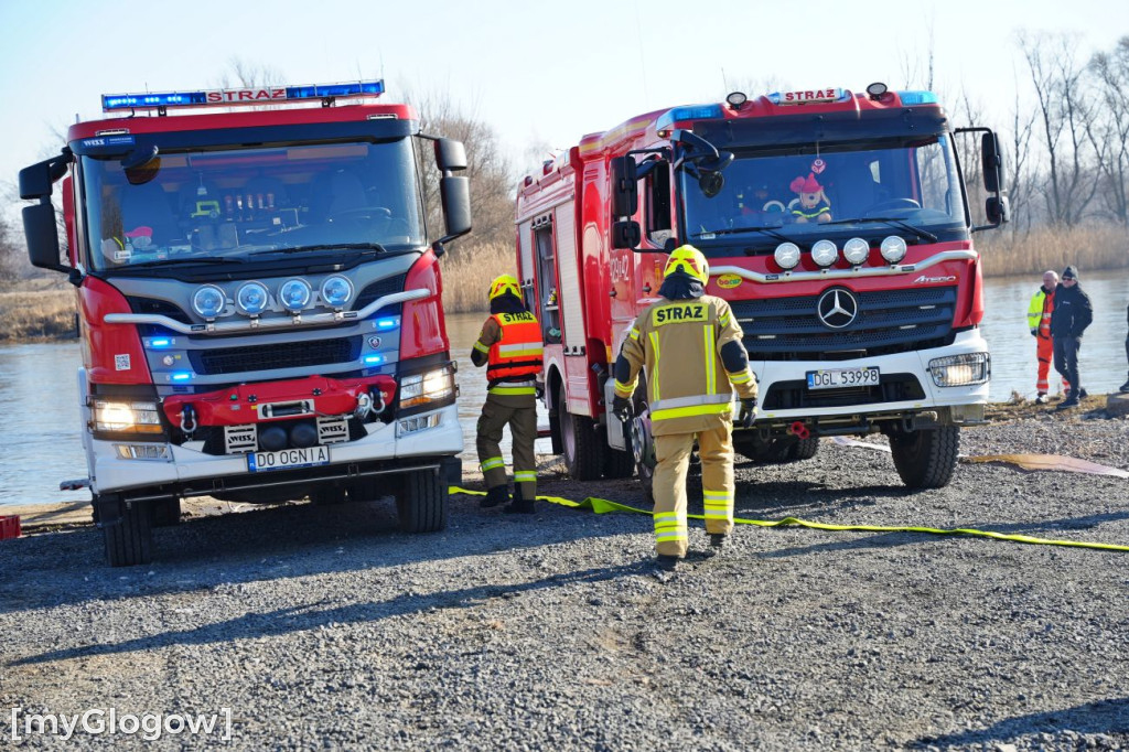 Akcja ratownicza w Hucie Miedzi Głogów