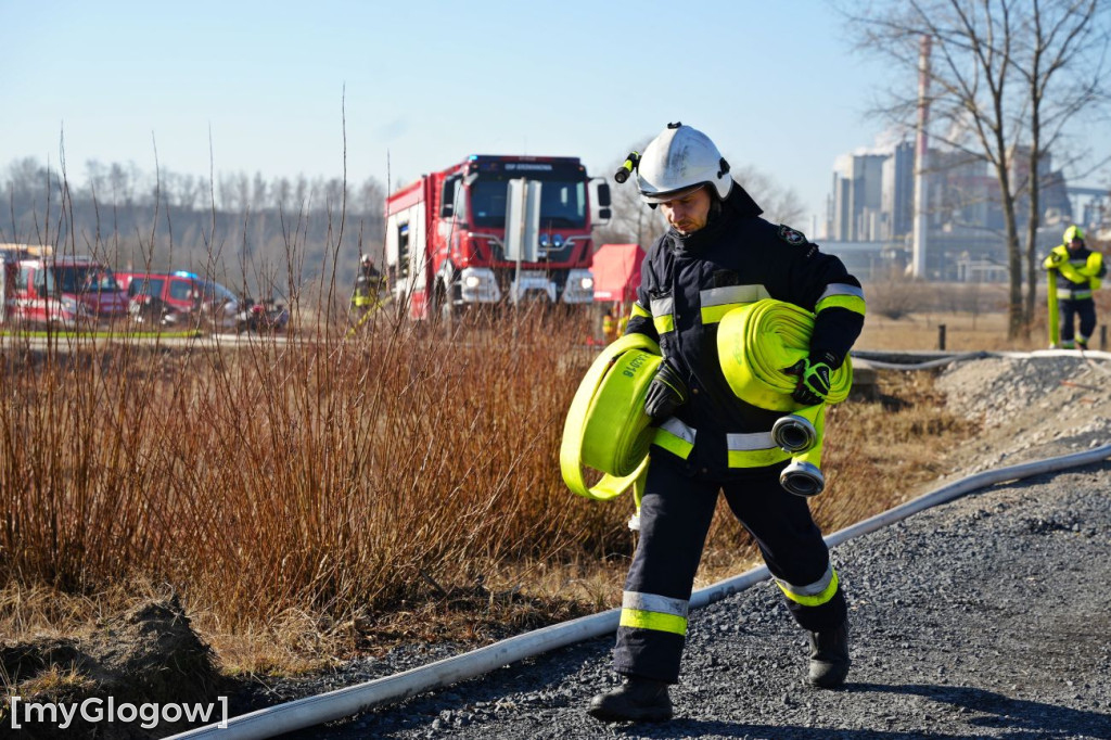 Akcja ratownicza w Hucie Miedzi Głogów