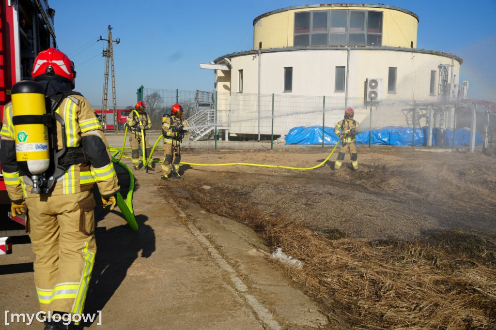 Akcja ratownicza w Hucie Miedzi Głogów