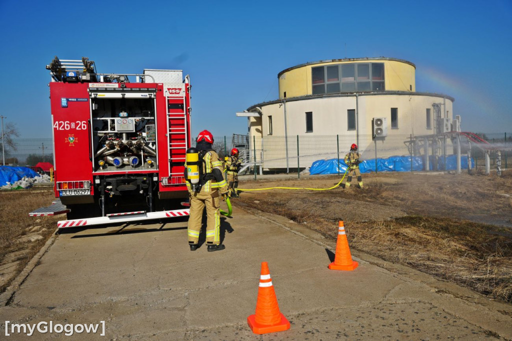 Akcja ratownicza w Hucie Miedzi Głogów