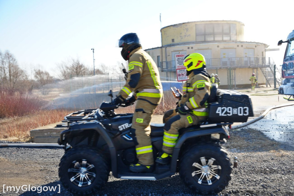Akcja ratownicza w Hucie Miedzi Głogów